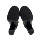 Chanel Coco Mark Short Boots Size 34 Bicolor 0180 — view 7
