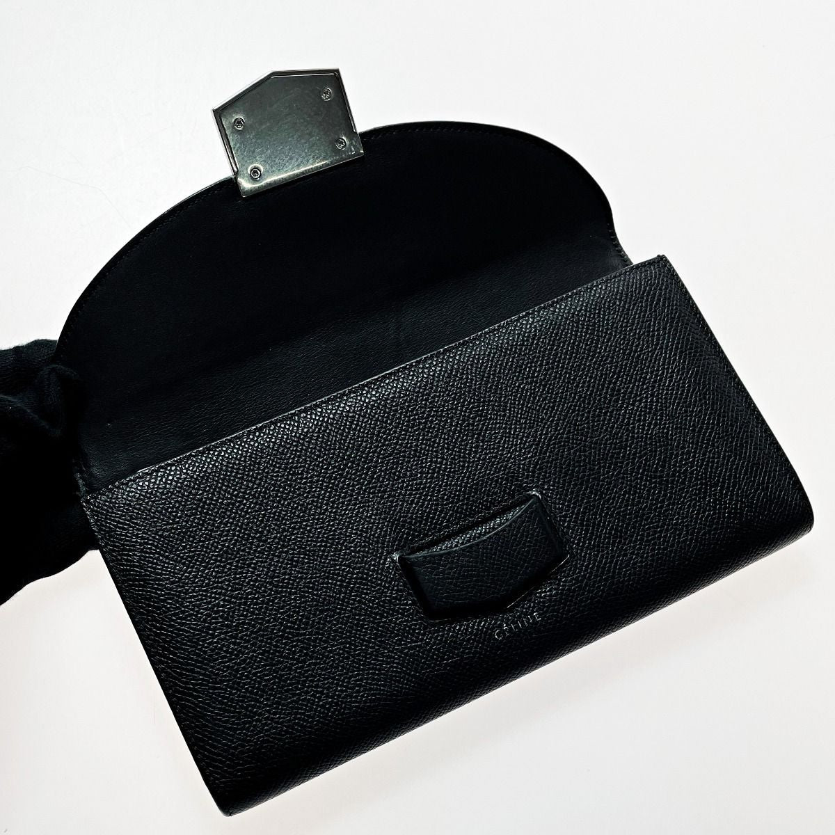 Celine Trotter Large Multi-Function Wallet apm Black Long — view 3