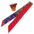 Hermes Heart Twilly Jungle Love Silk Rouge Marine Fauve Scarf