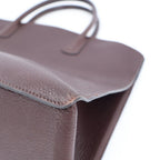 Hermes Tote White Bus GM Leather Brown — view 6