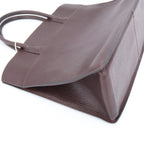 Hermes Tote White Bus GM Leather Brown — view 8