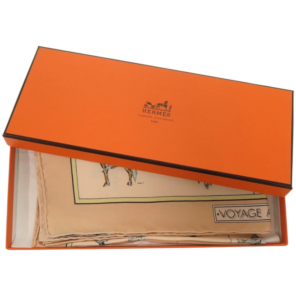 Hermes Pocket Chip Carre 45 Petit Voyage AU Niger Journey to Silk — view 2