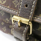 Louis Vuitton Monogram Mini Lin Saumur Shoulder Bag Ebene — view 3