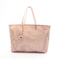 Bottega Veneta Tote Bag Intreccio Illusion Pink Nylon Leather