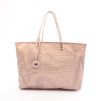 Bottega Veneta Tote Bag Intreccio Illusion Pink Nylon Leather