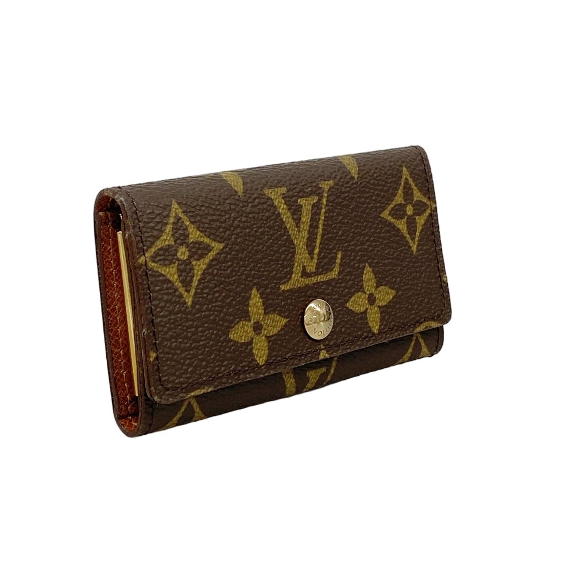 Louis Vuitton Key Case Monogram Multicles 4 Brown Key Holder — view 2