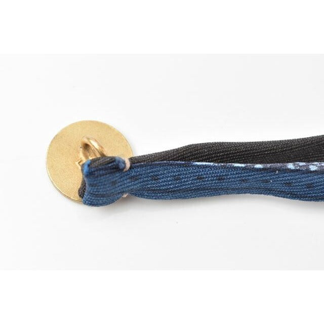 Hermes Choker Bangle Serie Necklace Bracelet Petit H Silk Blue — view 3