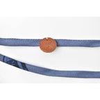 Hermes Choker Bangle Serie Necklace Bracelet Petit H Silk Blue — view 5