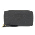 Louis Vuitton Zippy Wallet Zip Around Monogram Empreinte Noir Black