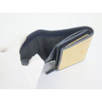 Gucci Bifold Wallet Horsebit Canvas Leather Gold Beige Navy — view 5