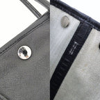 Hermes Garden Party T PM 30 Black Epson Leather Hand Tote Bag — view 9