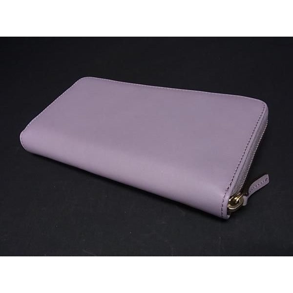 Gucci Craft Moon Leather Round Zipper Long Wallet Purple As4302 — view 2