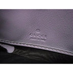 Gucci Craft Moon Leather Round Zipper Long Wallet Purple As4302 — view 5