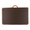 Louis Vuitton Monogram Alzer 80 Trunk Case Bag Brown