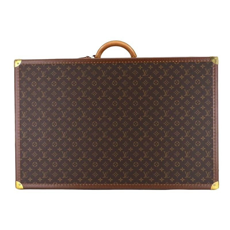 Louis Vuitton Monogram Alzer 80 Trunk Case Bag Brown — view 2
