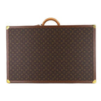 Louis Vuitton Monogram Alzer 80 Trunk Case Bag Brown — view 2
