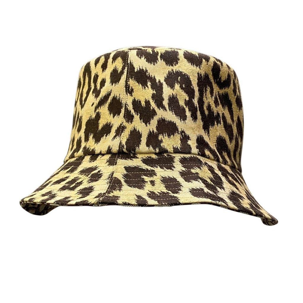 Dior C4 Leopard Trotter Reversible Bucket Hat 57 Hat Headgear — view 6