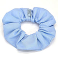 Prada Scrunchie Hair Triangle Logo Celeste Sky Blue Color Tessuto Recycled