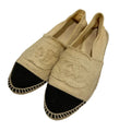 Chanel Coco Mark Espadrille Flat Shoes Size 36 Equivalen