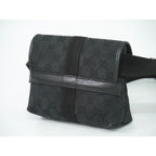 Gucci GG Canvas Waist Pouch Belt Bag Body Black — view 2