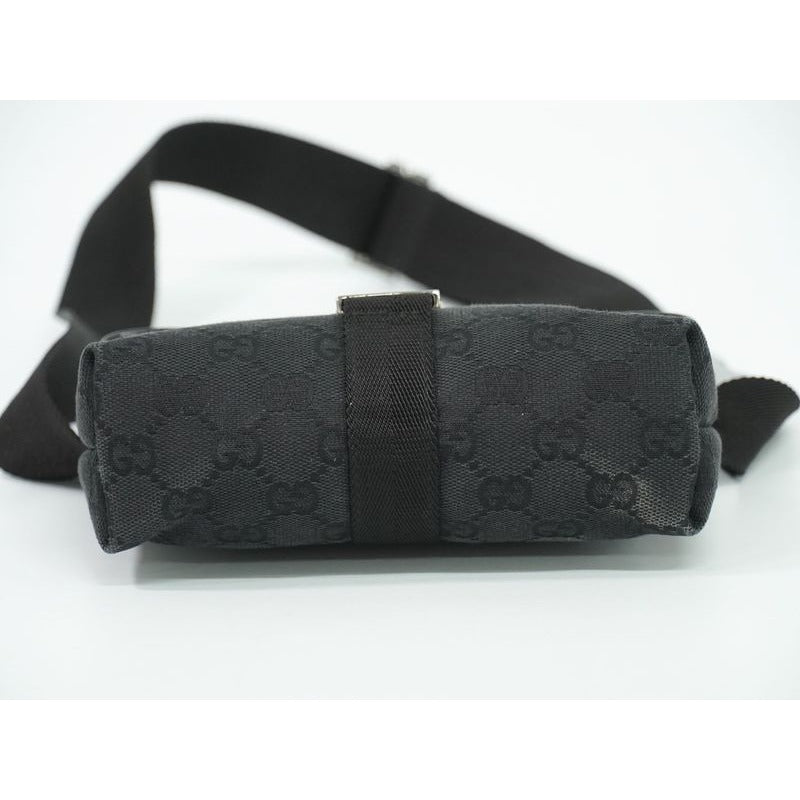Gucci GG Canvas Waist Pouch Belt Bag Body Black — view 3