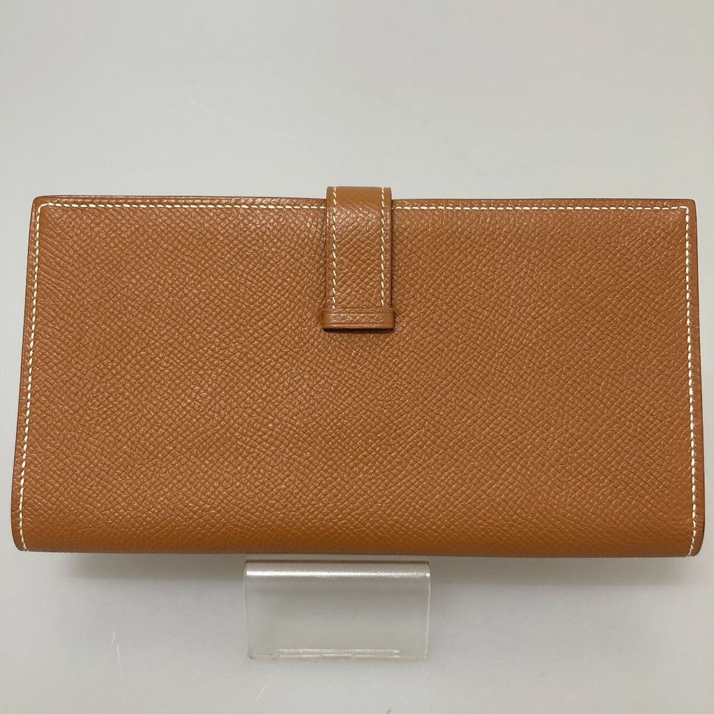 Hermes Long Wallet Bearn Souffle Brown — view 3