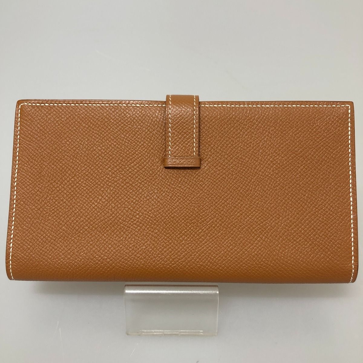Hermes Long Wallet Bearn Souffle Brown — view 3