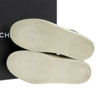 Chanel 2020 Coco Mark Gold Leather High Cut Sneakers Shoes — view 8