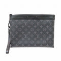 Louis Vuitton Monogram Eclipse Clutch Canvas
