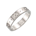Gucci Icon Ring 18k WG White Gold 750