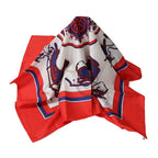 Hermes Scarf Carre 90 Exlibris Red — view 2