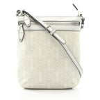 Loewe Shoulder Bag Anagram White Leather Repeat — view 2