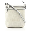 Loewe Shoulder Bag Anagram White Leather Repeat