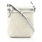 Loewe Shoulder Bag Anagram White Leather Repeat