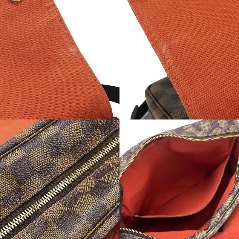 Louis Vuitton Naviglio Shoulder Bag Damier Canvas Brown Diagonal Men — view 6