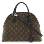 Louis Vuitton Monogram Alma Bag Into Handbag 2-Way Shoulder Noir Black