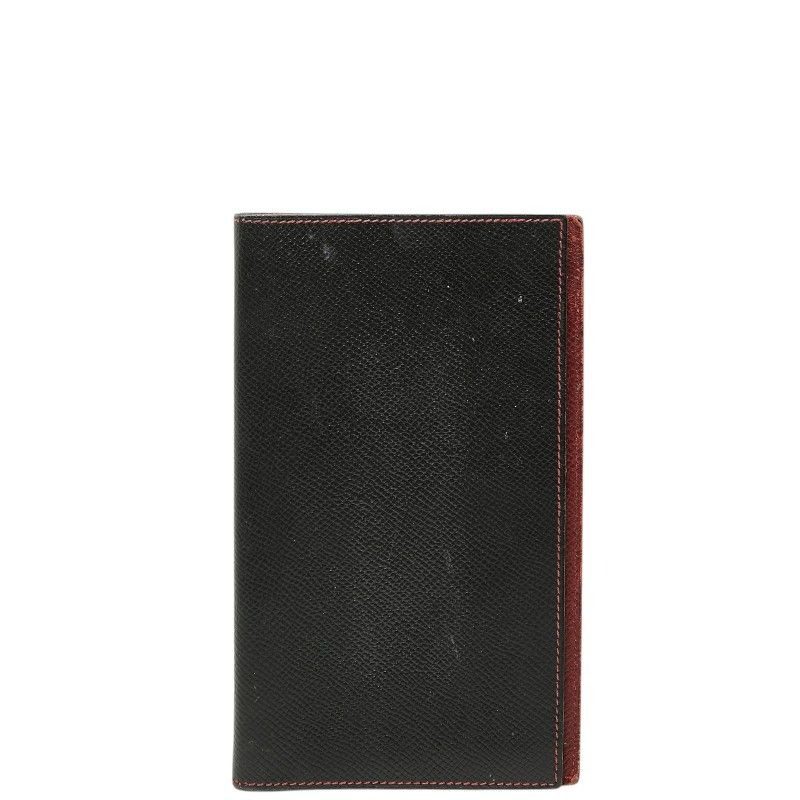 Hermes Agenda Vision Notebook Cover Black Red Courchevel