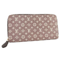 Louis Vuitton Zip Around Wallet Zippy Monogram Idylle Sepia