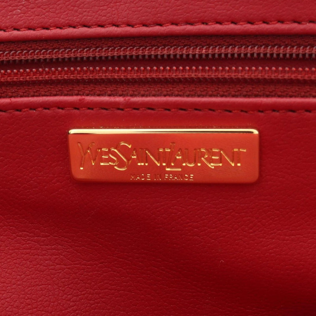 Saint Laurent Yves Handbag Red Leather — view 4