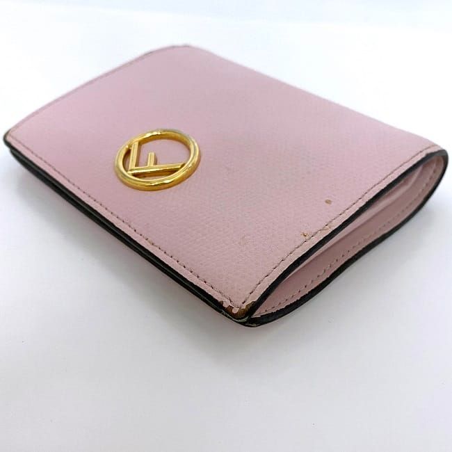 Fendi Bifold Wallet Pink Fize 8 M0387 — view 3