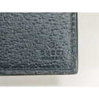 Gucci Wallet GG Supreme Black Leather Silver — view 6