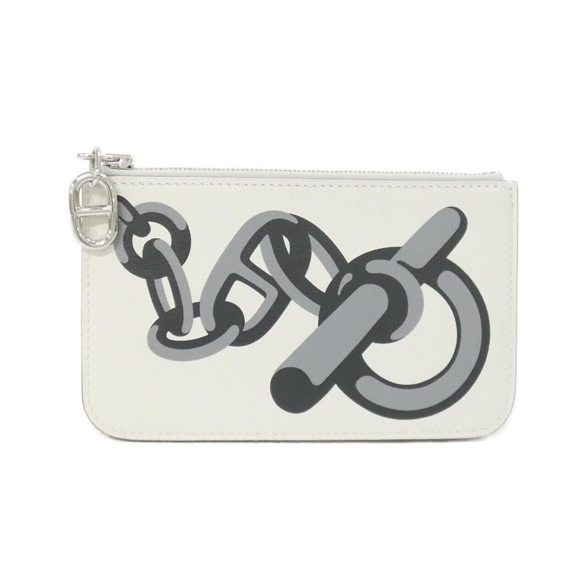 Hermes Zipengo Chaine D`ancre Card Case