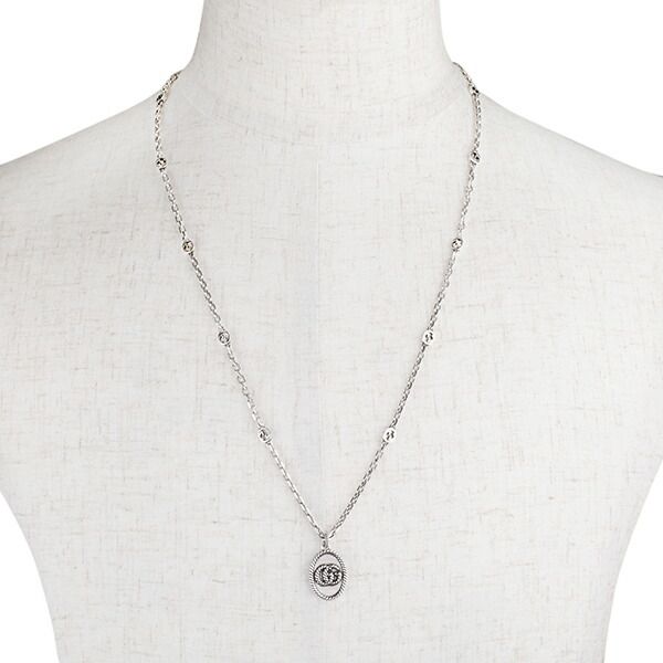 Gucci Necklace Double G Silver — view 7