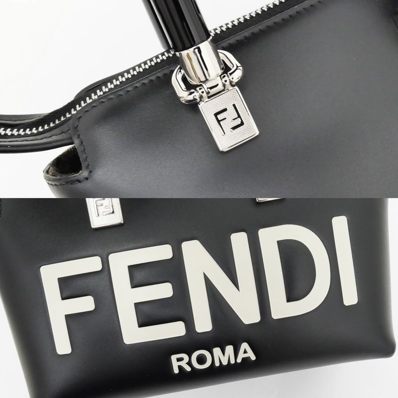 Fendi By The Way Mini 8 Bs067 ABVL F1 L2 Z Black Hand Shoulder Bag — view 8