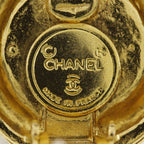 Chanel Coco Mark Vintage Gold Plated 20.7 g Earrings — view 7