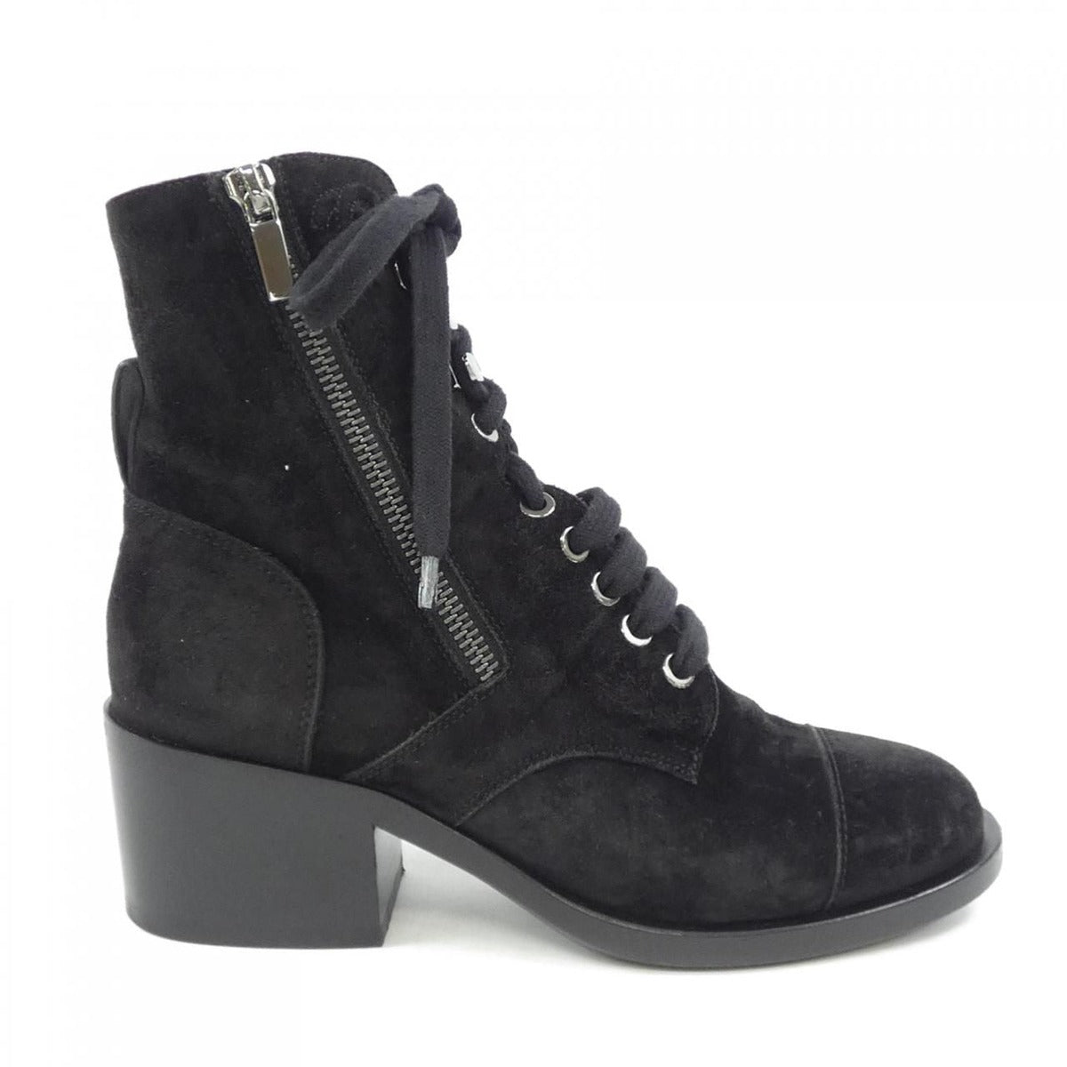 Chanel Size 36 Black Boots