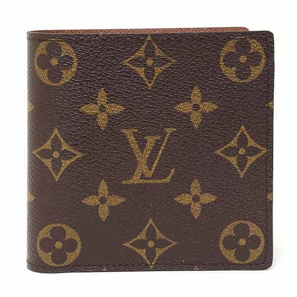 Louis Vuitton Portefeuille Marco Bifold Wallet Monogram Canvas Brown