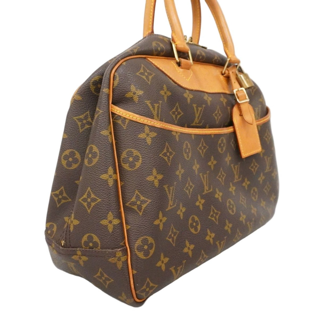 Louis Vuitton Handbag Monogram Deauville Brown — view 2
