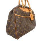 Louis Vuitton Handbag Monogram Deauville Brown — view 2