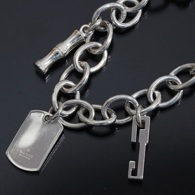 Gucci Multi Logo Motif Bracelet SV 925 Box B9856 — view 2